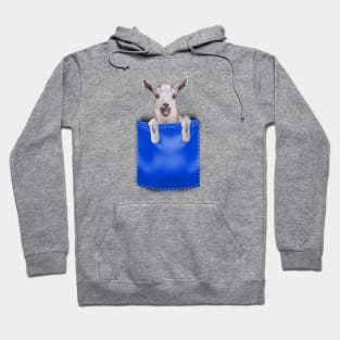 Pocket Goat (Blue) Hoodie